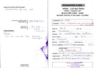 Eye & Neurosurgery Operation supported by VTF 2012