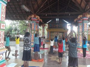 யோகாசன பயிற்சி.வகுப்பின் தொடர்ச்சி