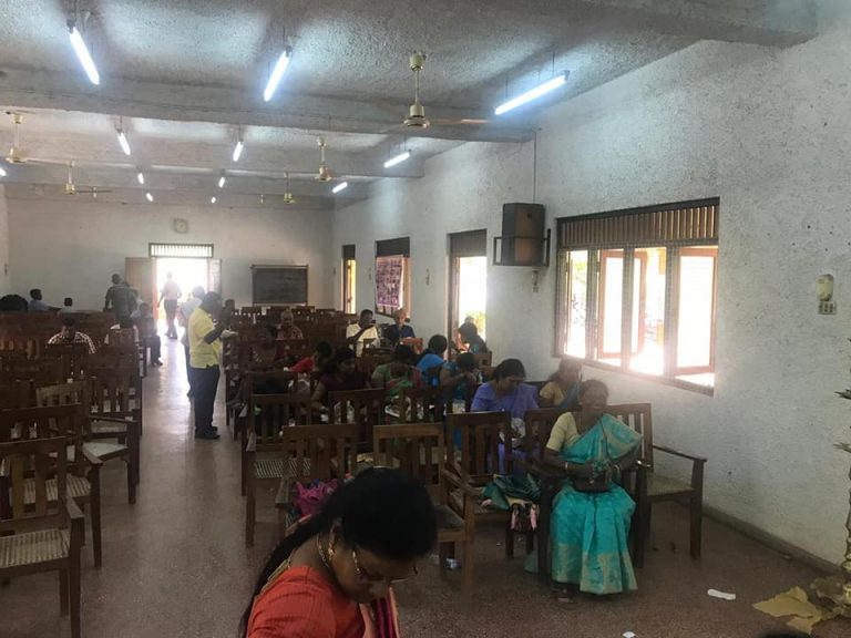 மாற்றுத் திறனாளிகளுக்கான மதிய உணவிற்கு நிதி வழங்கல்