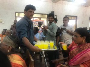 மாற்றுத் திறனாளிகளுக்கான மதிய உணவிற்கு நிதி வழங்கல்