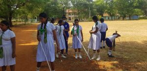 வலிகாம கல்வி வலயத்திற்குட்ட மாணவர்களிற்கான வெள்ளை பிரம்பு பற்றிய பயிற்சி