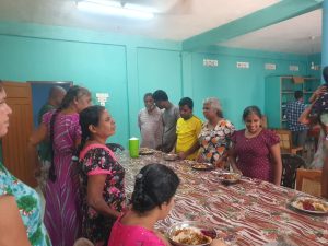 விழிப்புலனற்றோருடன் மதிய உணவு