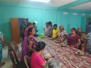 விழிப்புலனற்றோருடன் மதிய உணவு